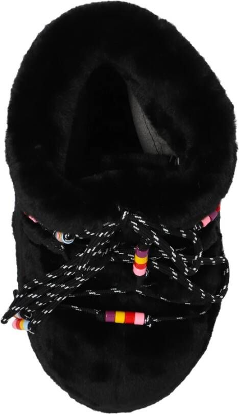 moon boot Sneeuwlaarzen Icon Laag Faux Fur Brood Black Dames