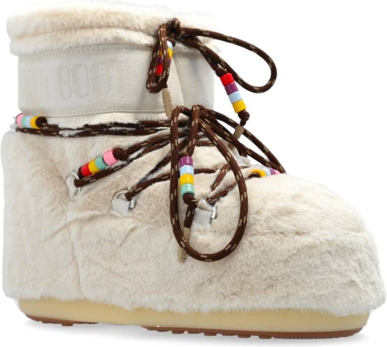 moon boot Sneeuwlaarzen Icon Low Faux Fur Beige Dames