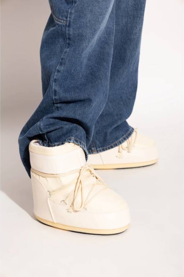 moon boot Sneeuwlaarzen 'Icon Low Nylon' Beige Dames