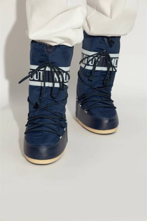 moon boot Sneeuwlaarzen Icon Nylon Blue Dames