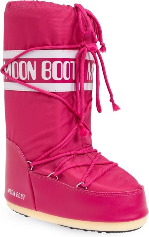 moon boot Sneeuwlaarzen 'Icon Nylon' Pink Dames