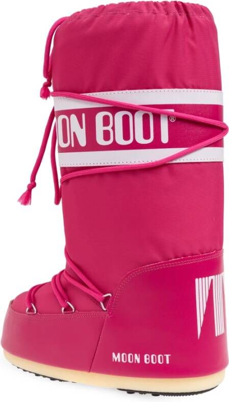 moon boot Sneeuwlaarzen 'Icon Nylon' Pink Dames