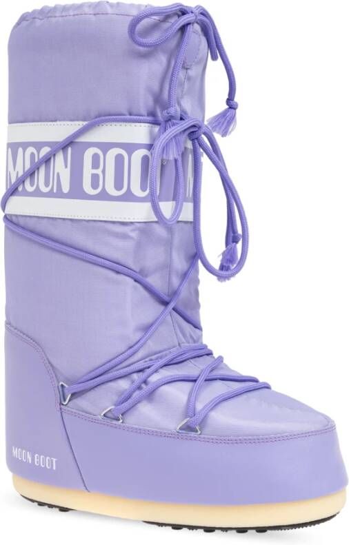 moon boot Sneeuwlaarzen 'Icon Nylon' Purple Dames