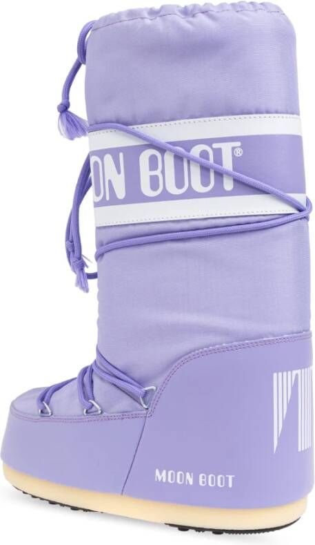 moon boot Sneeuwlaarzen 'Icon Nylon' Purple Dames