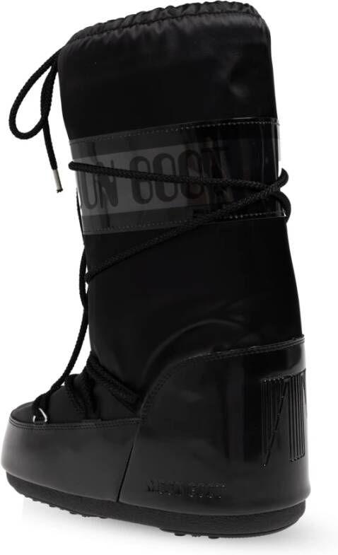 Moon boot Zwarte Icon Glance Laarzen Waterdicht PVC Black Dames - Foto 9