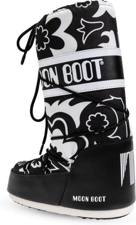 moon boot Sneeuwlaarzen Icoon Bloem Black Dames