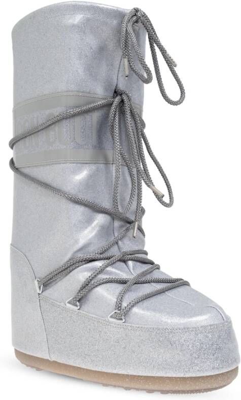 moon boot Sneeuwlaarzen Icoon Glitter Gray Dames