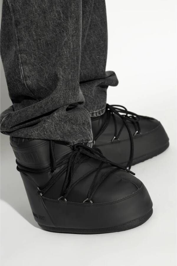 moon boot Sneeuwlaarzen Icoon Laag Rubber Black Heren