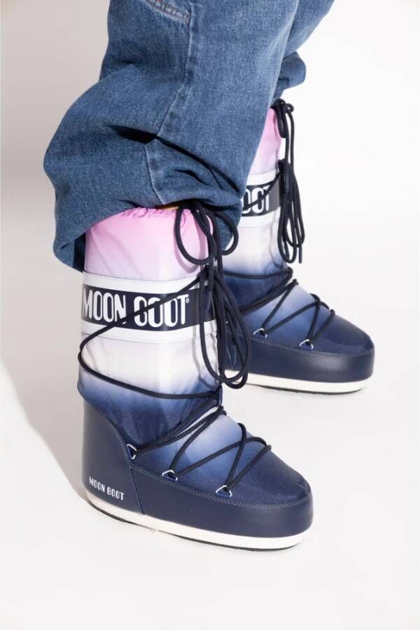 moon boot Sneeuwlaarzen icoon Maanopkomst Blue Dames