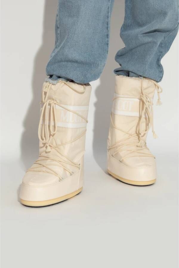 moon boot Sneeuwlaarzen icoon nylon Beige Dames