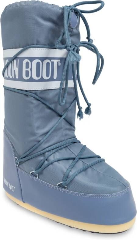 moon boot Snow Boots Icon Nylon Blue Dames