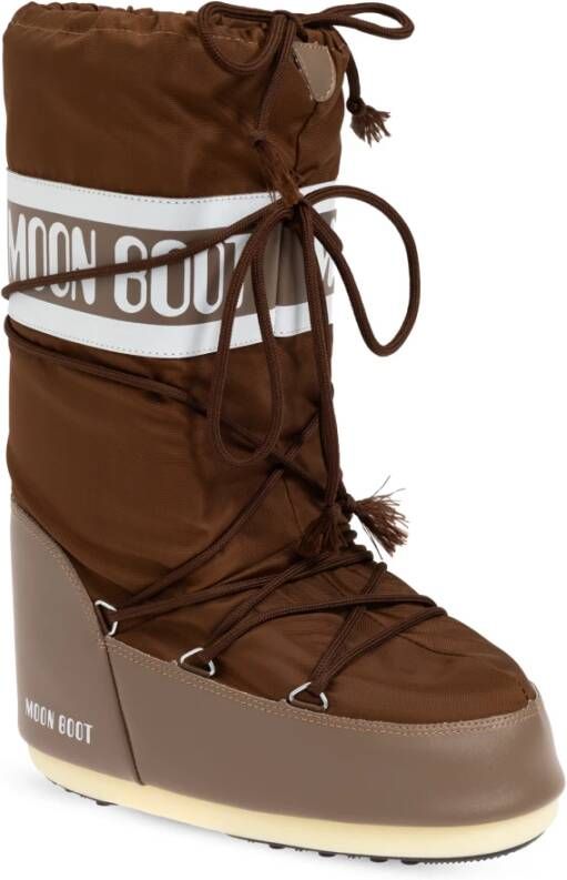 moon boot Sneeuwlaarzen Icoon Nylon Brown Dames