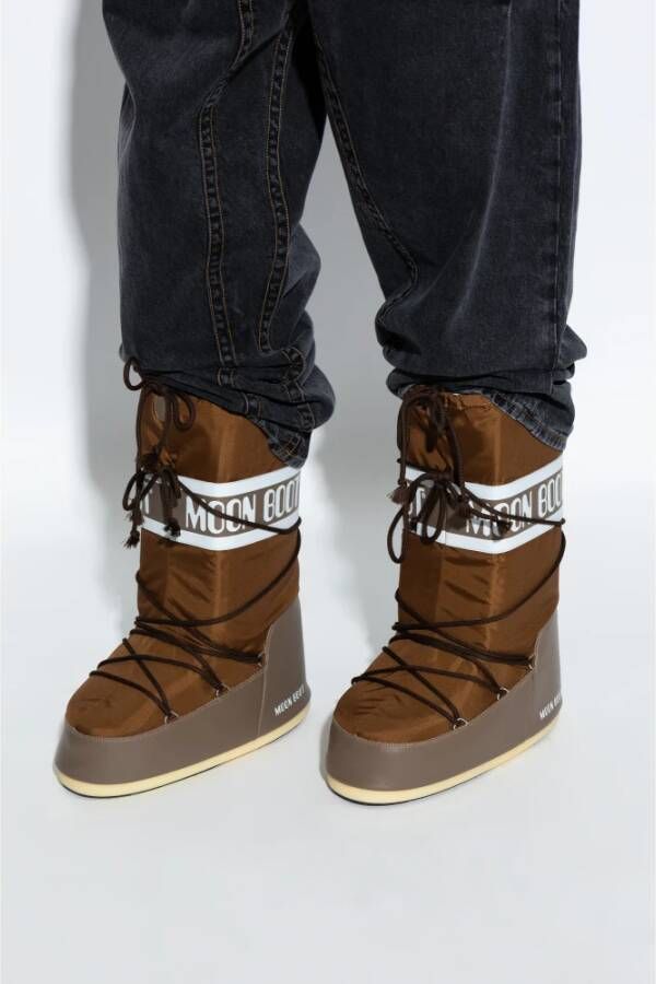 moon boot Sneeuwlaarzen Icoon Nylon Brown Heren