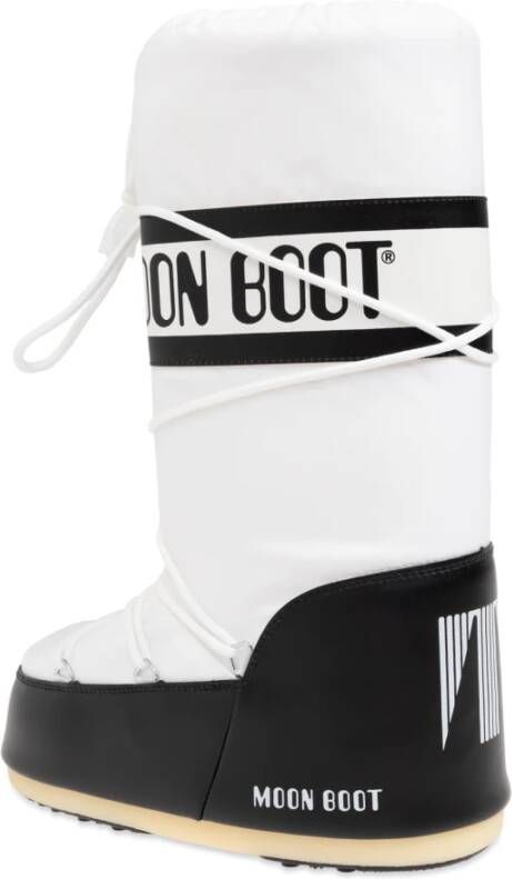 moon boot Snow Boots Icon Nylon White Heren