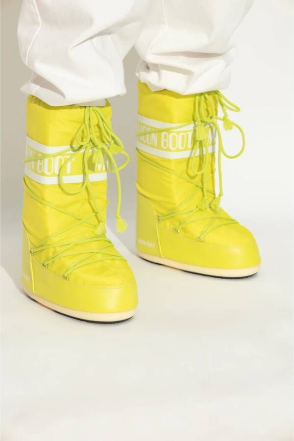 moon boot Sneeuwlaarzen Icoon Nylon Yellow Dames