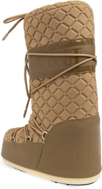 moon boot Sneeuwlaarzen icoon quilt Beige Dames