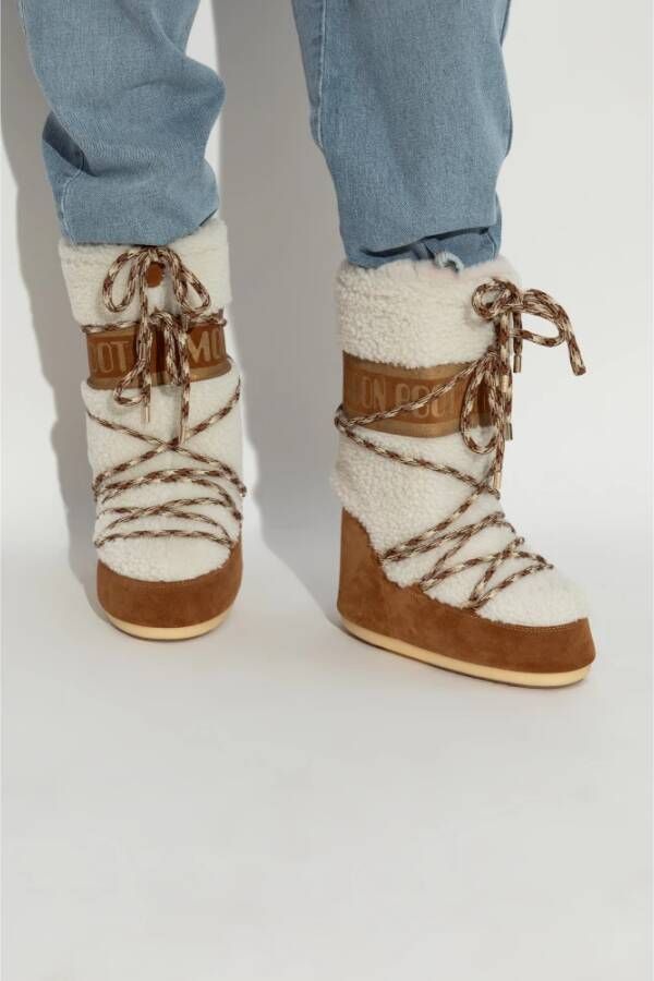 moon boot Sneeuwlaarzen icoon shearling Brown Dames