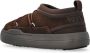 Moon boot Monogram Platform Sneakers met Suède Leer Brown Dames - Thumbnail 9