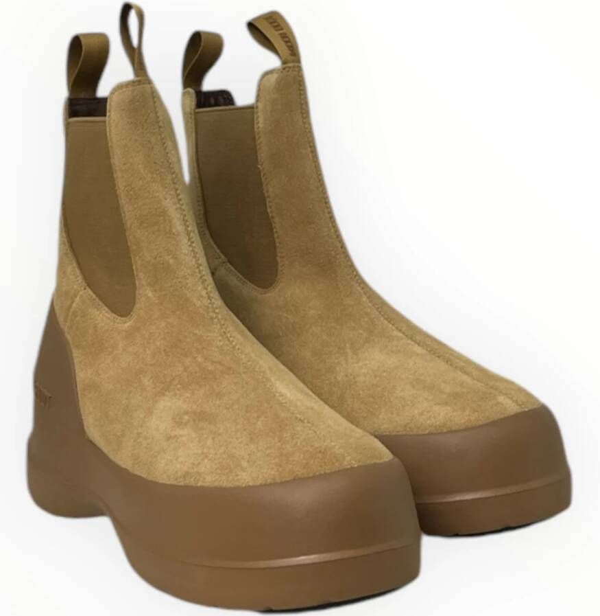 moon boot Suede Chelsea Enkellaarzen Brown Dames