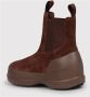 Moon boot Suède Chelsea Boots met Chunky Zool Black Dames - Thumbnail 4