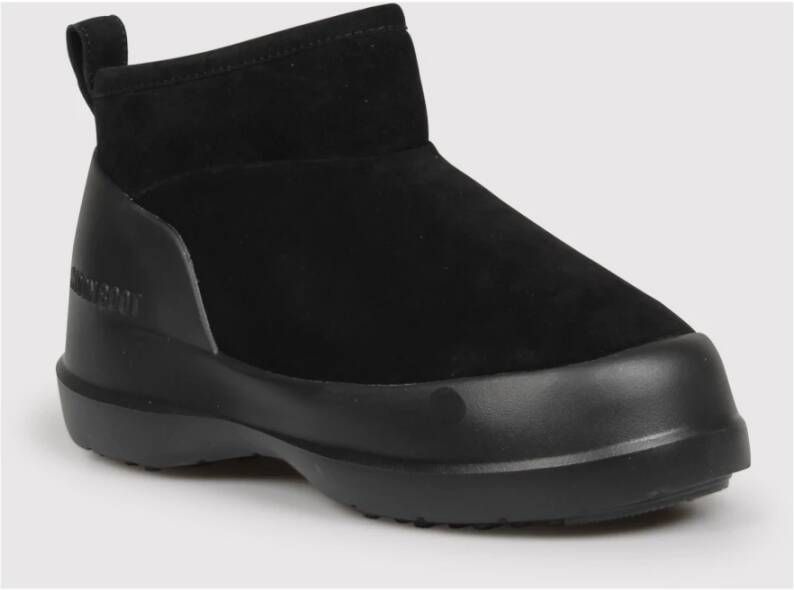 moon boot Suède Lage Enkellaars Fw24 Stijl Black Dames