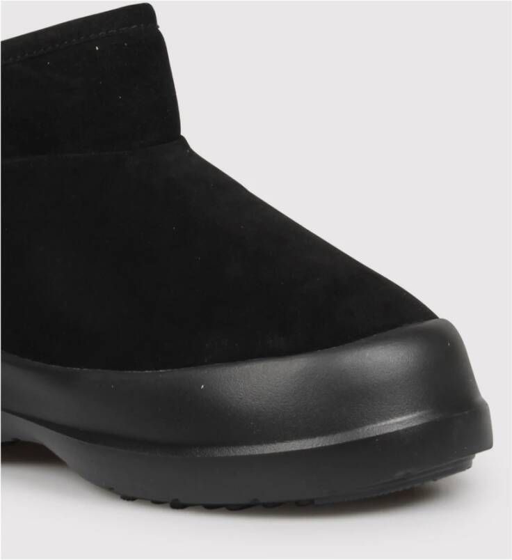 moon boot Suède Lage Enkellaars Fw24 Stijl Black Dames