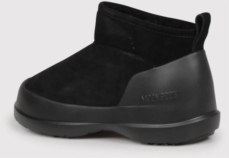 moon boot Suède Lage Enkellaars Fw24 Stijl Black Dames