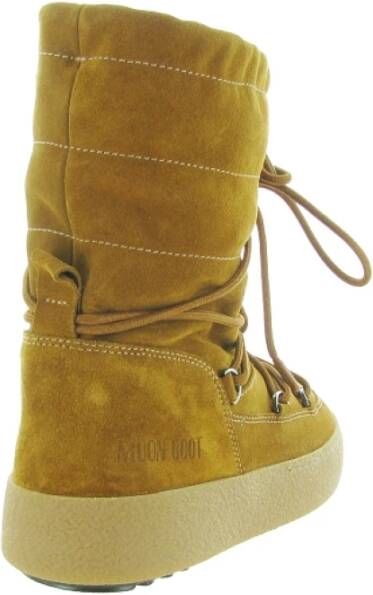 moon boot Suede Low Icon Rubber Schoenen Brown Heren