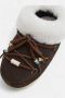 Moon boot Suede Muiltje met Faux-Fur Voering Brown Dames - Thumbnail 3