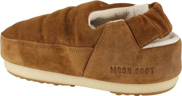 moon boot Suede Sandal Band Brown Dames