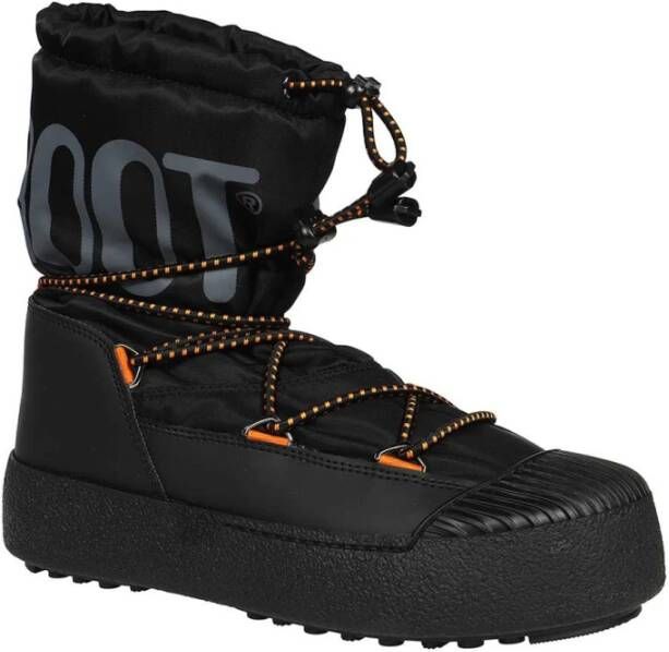 moon boot Veterschoenen met PVC-inzetstukken Black Heren