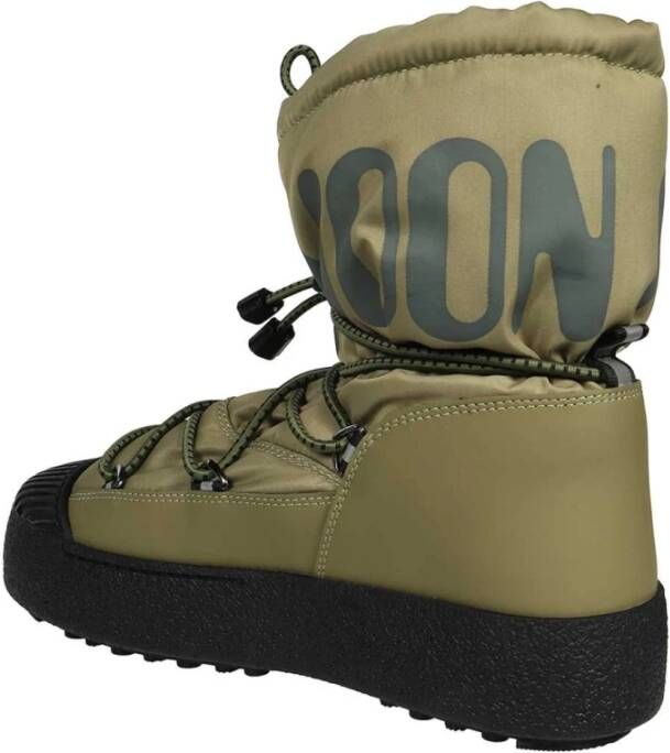 moon boot Veterschoenen met PVC-inzetstukken Green Heren