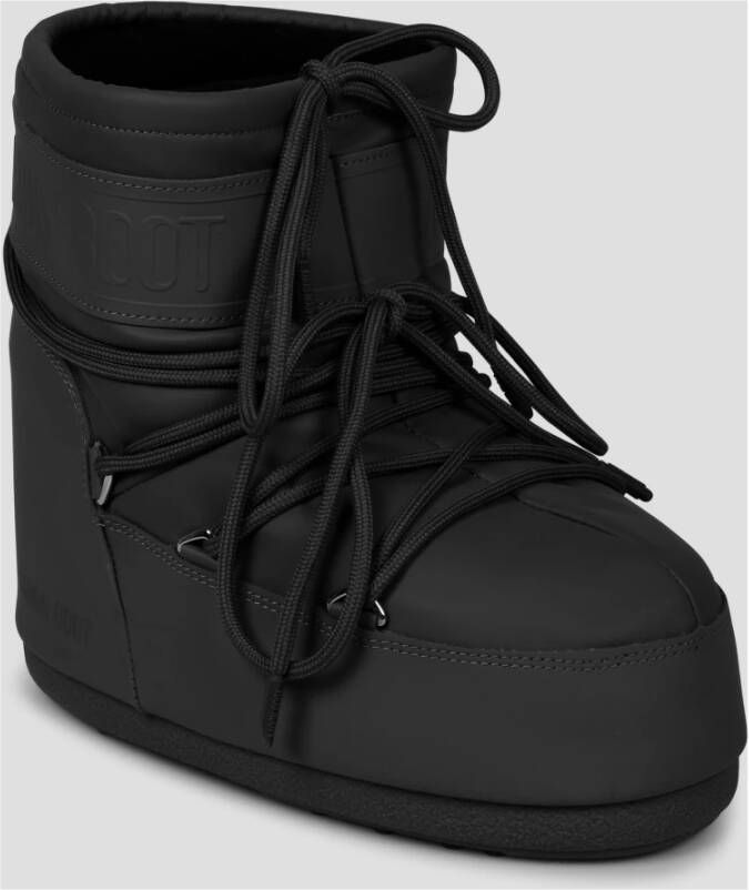 moon boot Waterafstotende rubberen lage laarzen Black Dames