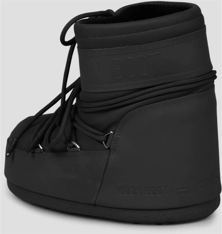 moon boot Waterafstotende rubberen lage laarzen Black Dames