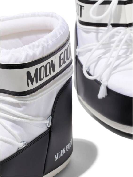 moon boot Waterafstotende Twee-Tinten Logo Tape Schoenen White Heren