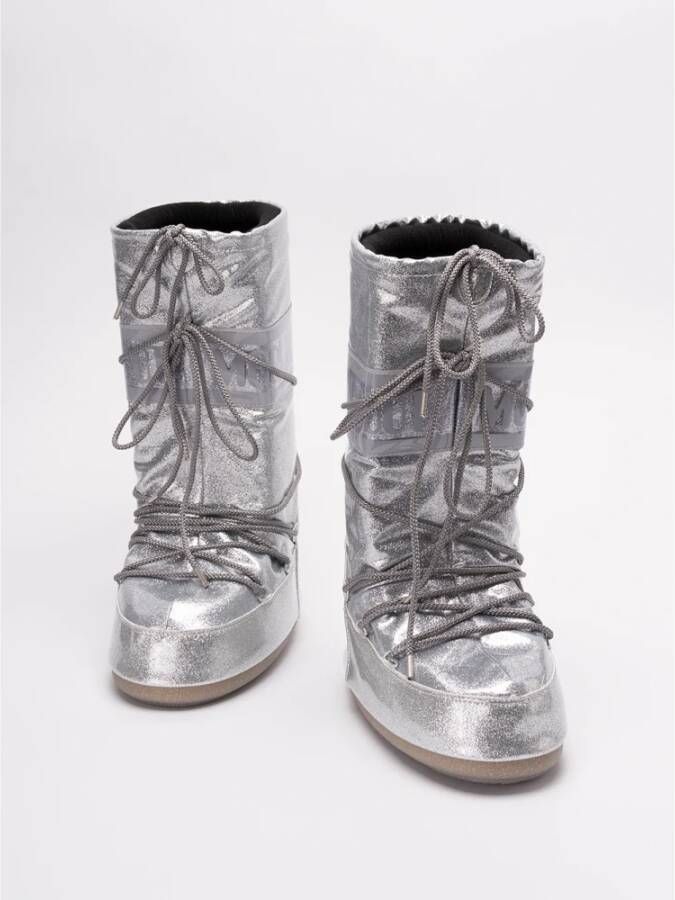 moon boot Glitterlaarzen Grijs Dames