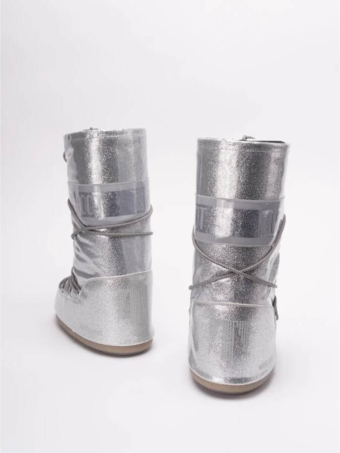 moon boot Glitterlaarzen Grijs Dames