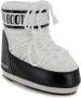 Moon boot Witte canvas platte schoenen met logo White Dames - Thumbnail 2