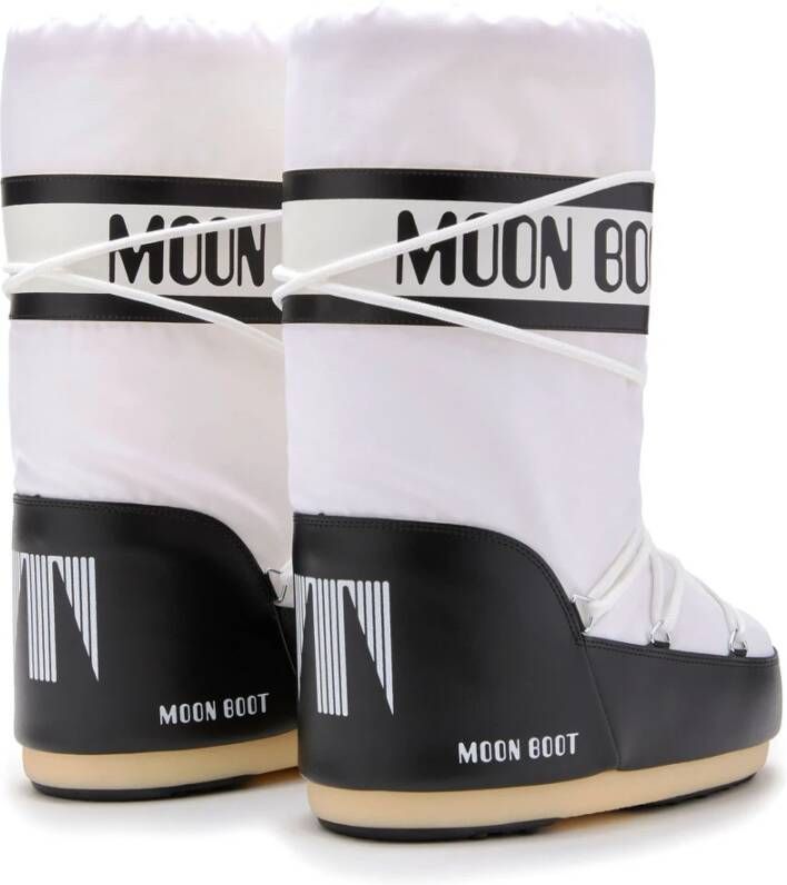 moon boot Witte Enkellaarsjes voor Dames White Dames