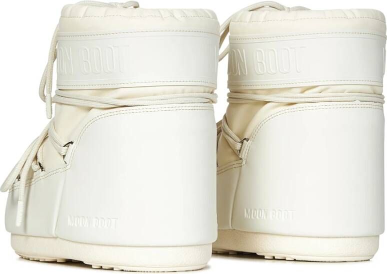 moon boot Witte enkellaarsjes voor vrouwen White Dames