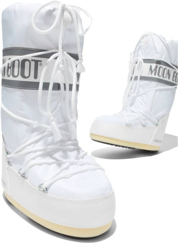 moon boot Witte enkellaarzen voor vrouwen White Dames