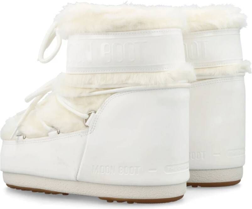 moon boot Witte Gesloten Icon Low Faux Fur Laarzen White Dames