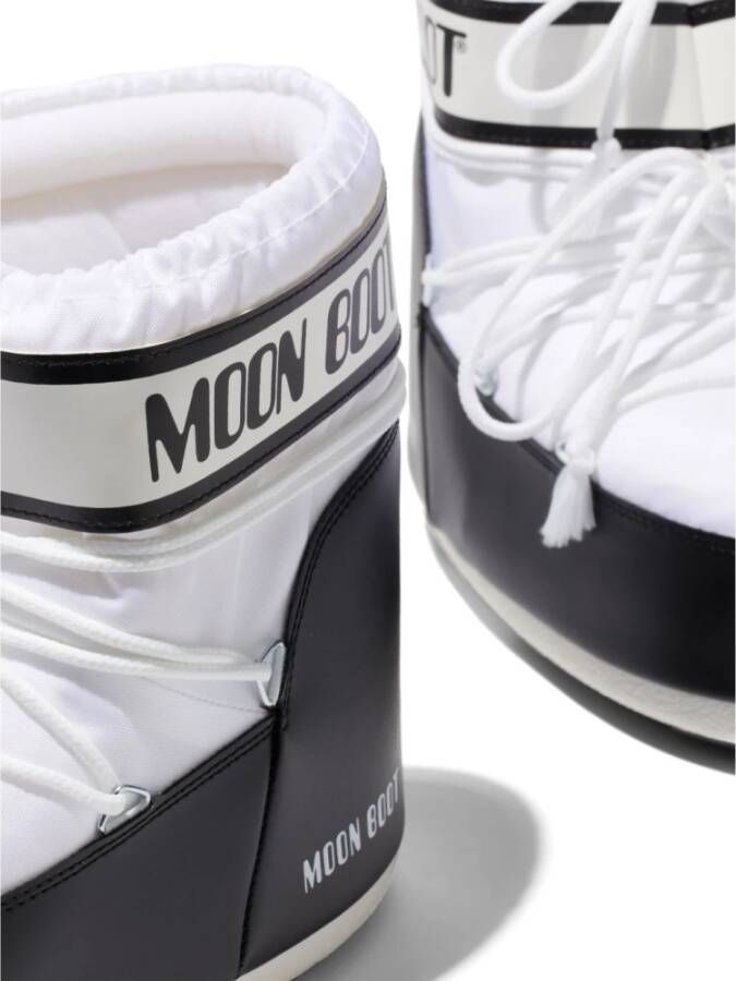 moon boot Witte Icon Low Bicolor Laarzen White Dames