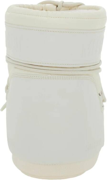 moon boot Witte Icon Low Rubber Winterlaarzen White Dames