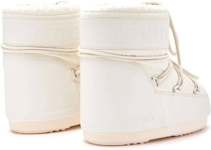 moon boot Witte Icon Low Rubberlaarzen White Dames