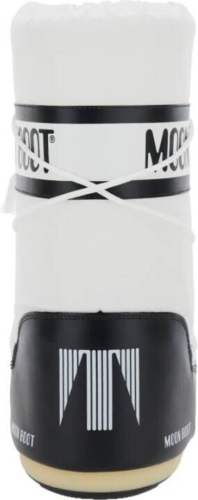 moon boot Witte Icon Nylon Winterlaarzen White Dames