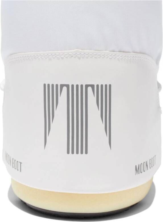 moon boot Witte Sneeuwlaarzen met Logo Print White Dames