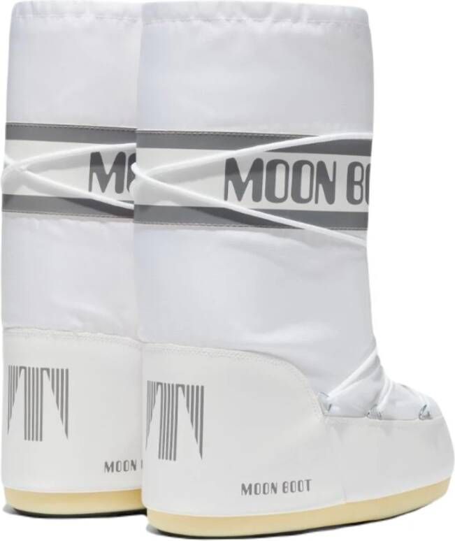 moon boot Witte sneeuwlaarzen met nepbont Wit Dames