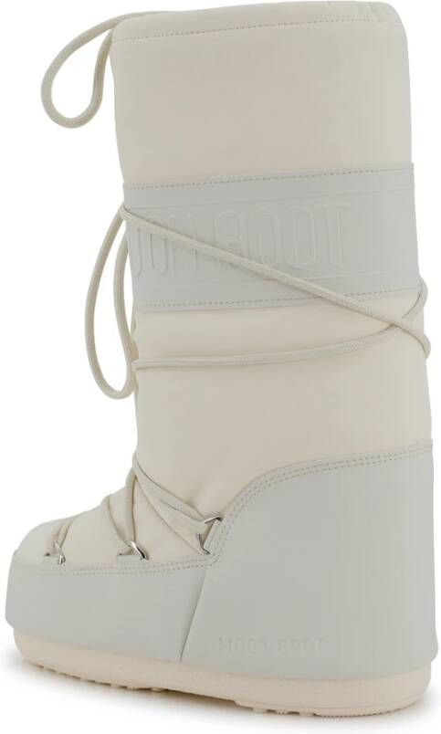 moon boot Witte Tie Dye Platte Schoenen White Dames