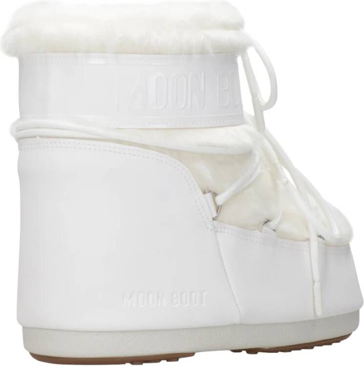 moon boot Witte Winterlaarzen Waterdicht Faux Fur White Dames